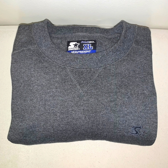 STARTER Other - VINTAGE STARTER Crew Neck Sweater Gray XL